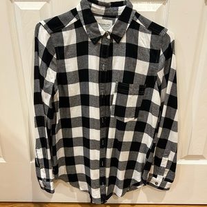 Abercrombie Soft A&F Collection Flannel - Black